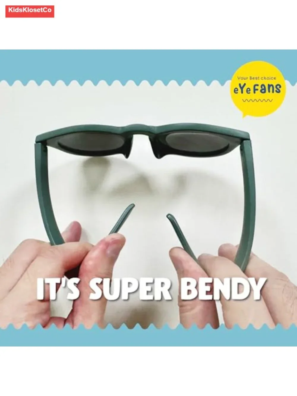 Kids Round Sunglasses UV400 TPEE Frame Flexible BPA-free